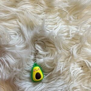 Cute Mini avocado keychain